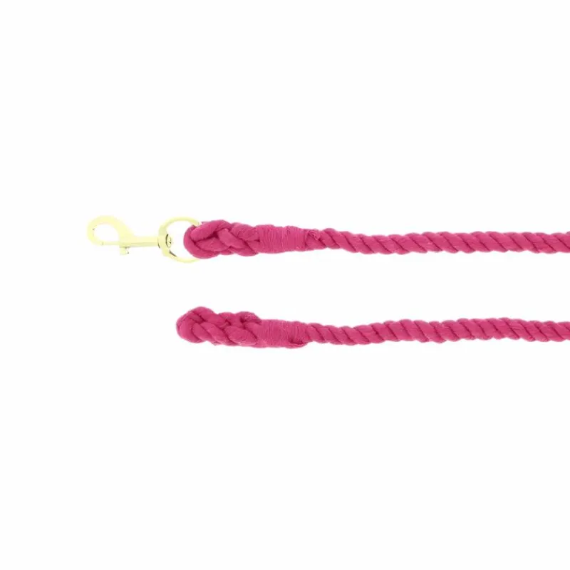 Sale - Longe d'attache coton torsade fuchsia Longes Classiques