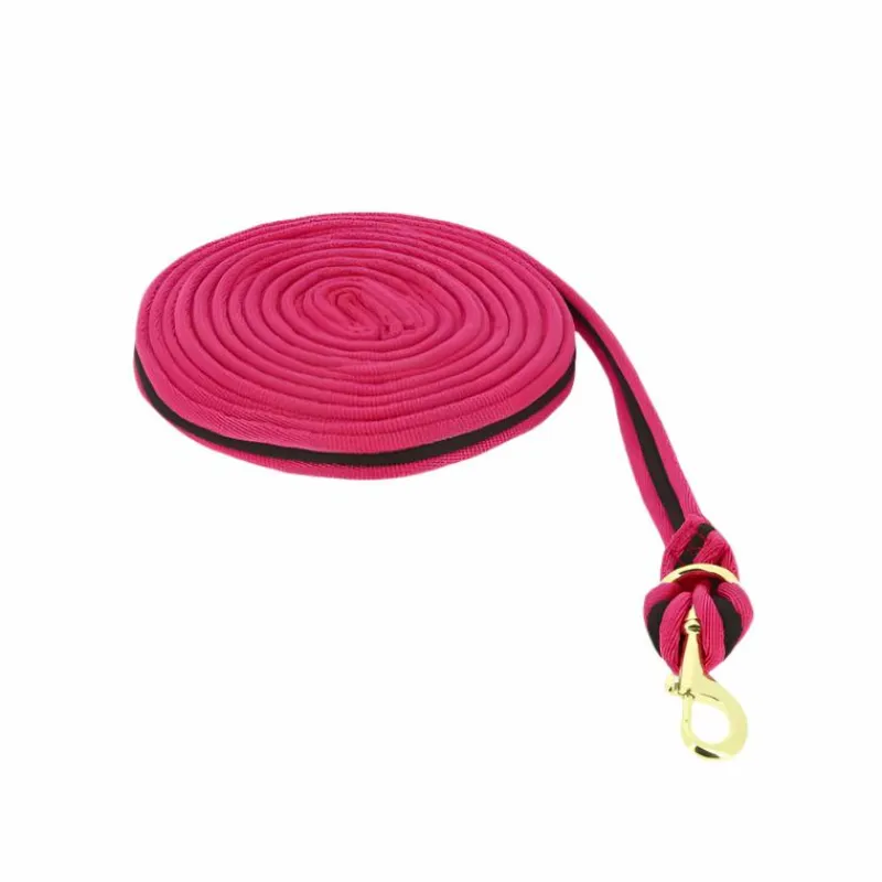 New - Longe de travail matelassée framboise/ noir Longes De Travail