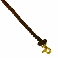 Rênes Et Arrêtoirs De Rênes*Norton - Rênes coton torsadé de pony games noir