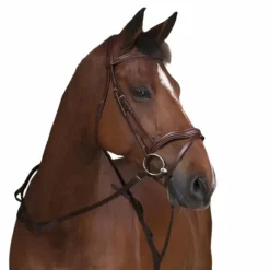 Rênes Et Arrêtoirs De Rênes*Norton - Rênes sangles à poignées havane