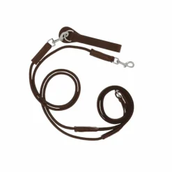 Enrênements Poneys|Rênes Allemandes*Norton Pro - Rênes allemande sangle/corde havane