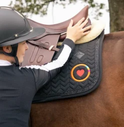 Tapis Cso/ Mixtes|Tapis De Selle*OHLALA - Tapis de selle Glitter stone logo Noir