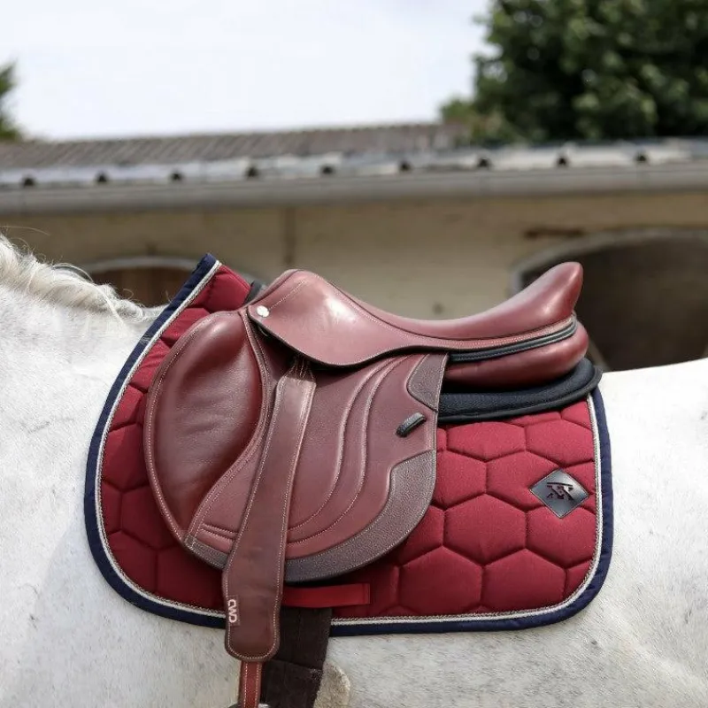 Tapis Cso/ Mixtes|Tapis De Selle*Oxxer - Tapis de selle Intemporel Bordeaux