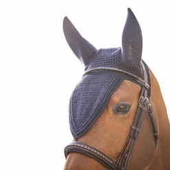 Bonnets Pour Chevaux*Paddock Sports - Bonnet long anti-bruit Pro coton Marine
