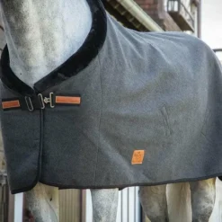 Couvertures Et Chemises*Paddock Sports - Couverture Wooltouch chiné Gris