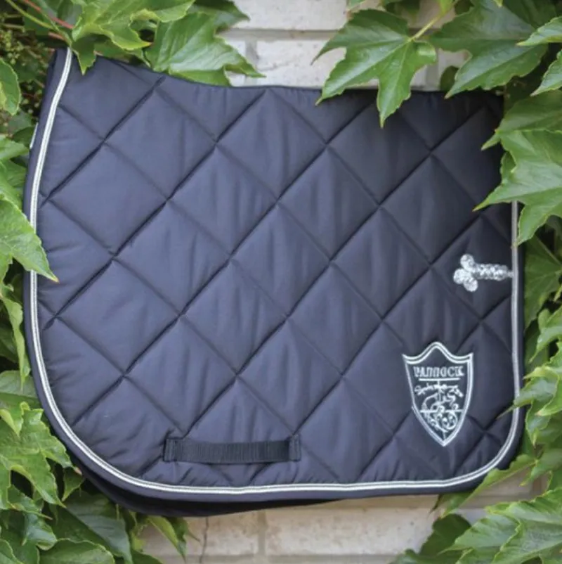 Tapis De Selle Poneys|Tapis De Selle*Paddock Sports - Tapis de selle prems écusson Noir