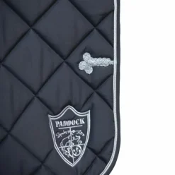 Tapis De Selle Poneys|Tapis De Selle*Paddock Sports - Tapis de selle prems écusson Noir