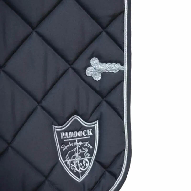 Tapis De Selle Poneys|Tapis De Selle*Paddock Sports - Tapis de selle prems écusson Noir