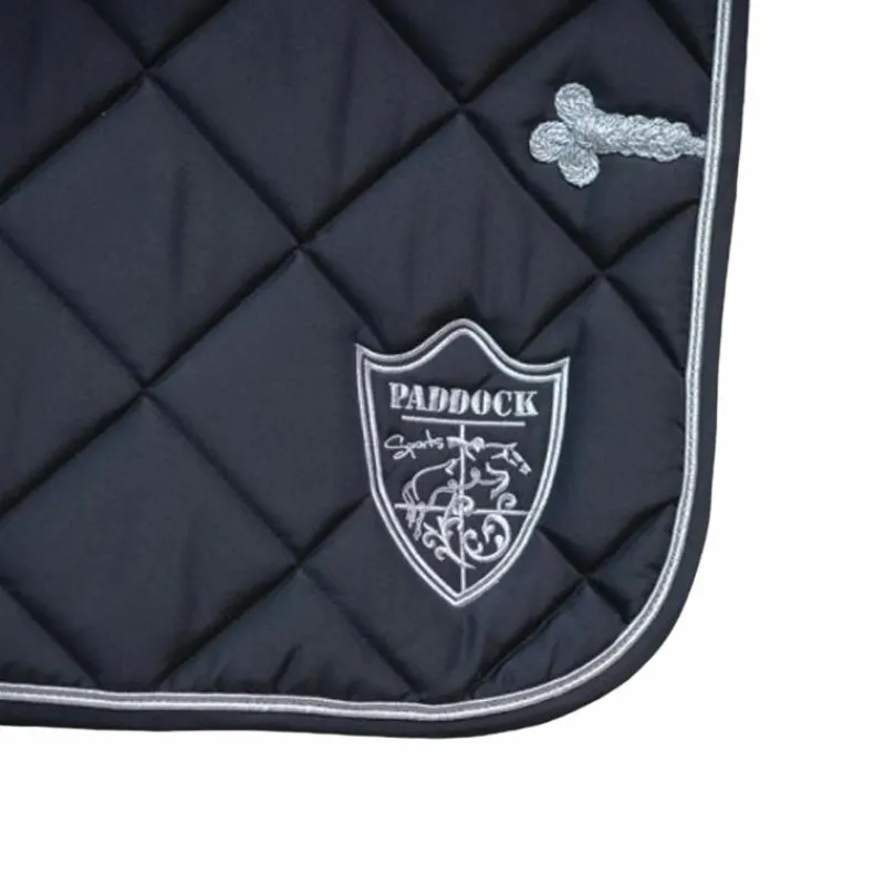Tapis De Selle Poneys|Tapis De Selle*Paddock Sports - Tapis de selle prems écusson Noir