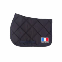 Tapis De Selle Poneys|Tapis Cso/ Mixtes*Paddock Sports - Tapis de selle Prems logo France Marine