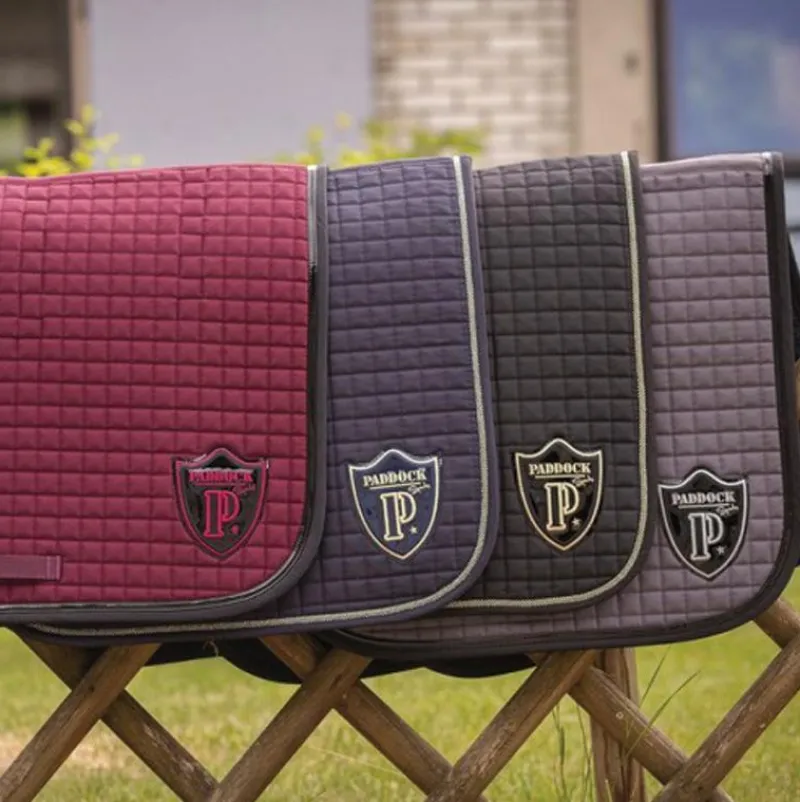Dressage|Tapis De Selle*Paddock Sports - Tapis de dressage Americain Prune