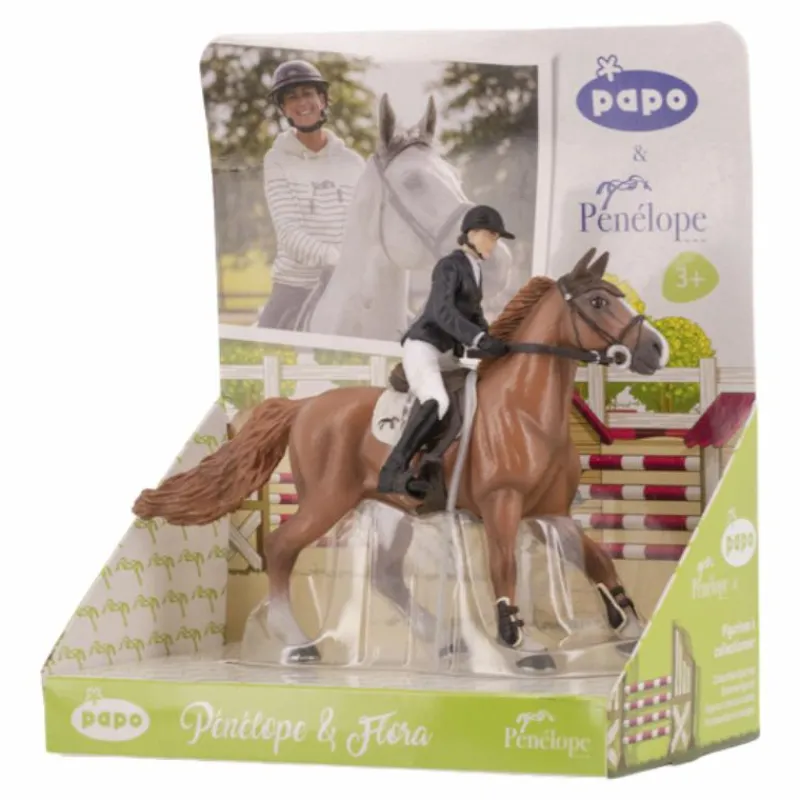 Figurines Papo*Papo - Figurine Pénélope et Flora Marron