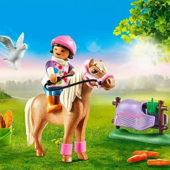 Playmobil*Playmobil - Cavalière et poney islandais