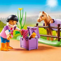 Playmobil*Playmobil - Cavalière et poney islandais
