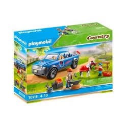 Discount - Maréchal-ferrant et véhicule Playmobil