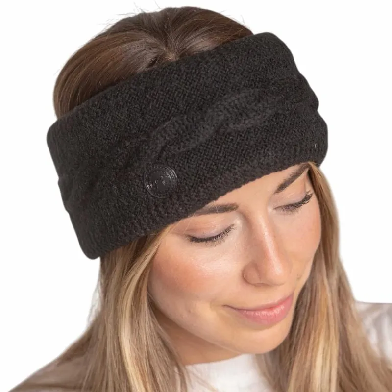 Bonnets/ Bandeaux*Pénélope - Bandeau tricoté femme Mel Noir