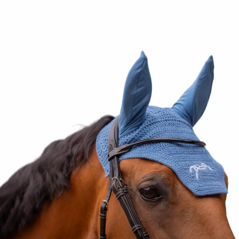 Discount - Bonnet pour chevaux coton lagon Bonnets Poneys|Bonnets Pour Chevaux