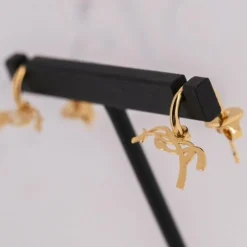 Bijoux/ Montres/ Lunettes*Pénélope - Boucles d'oreilles créoles Léonie Doré