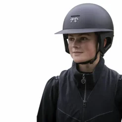 Discount - Casque d'équitation visière polo mat X Freejump Casques D'Équitation À Visière Polo|Casques D'Équitation