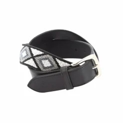 Clearance - Ceinture Pearl Noir/ Blanc Ceintures