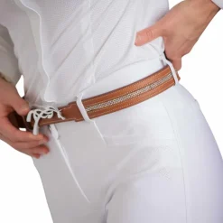 Ceintures*Pénélope - Ceinture signature Strass cognac Marron