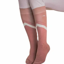 Chaussettes D'Équitation*Pénélope - Chaussettes d'équitation Fun / blanc x2 Rose
