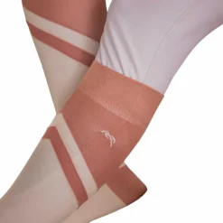 Chaussettes D'Équitation*Pénélope - Chaussettes d'équitation Fun / blanc x2 Rose