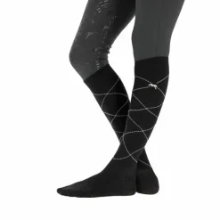 Hot - Chaussettes luxe noir (x2) Chaussettes D'Équitation