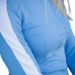 Polos Et Chemises*Pénélope - Chemise de concours manches longues femme Showshirt artic Bleu