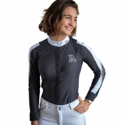 Polos Et Chemises*Pénélope - Chemise manches longues femme Showshirt Noir