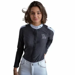 Polos Et Chemises*Pénélope - Chemise manches longues femme Showshirt Noir