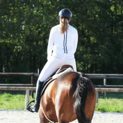 - Chemise manches longues de concours Showshirt blanc/ noir Enfant Polos Et Chemises|Polos Et Chemises