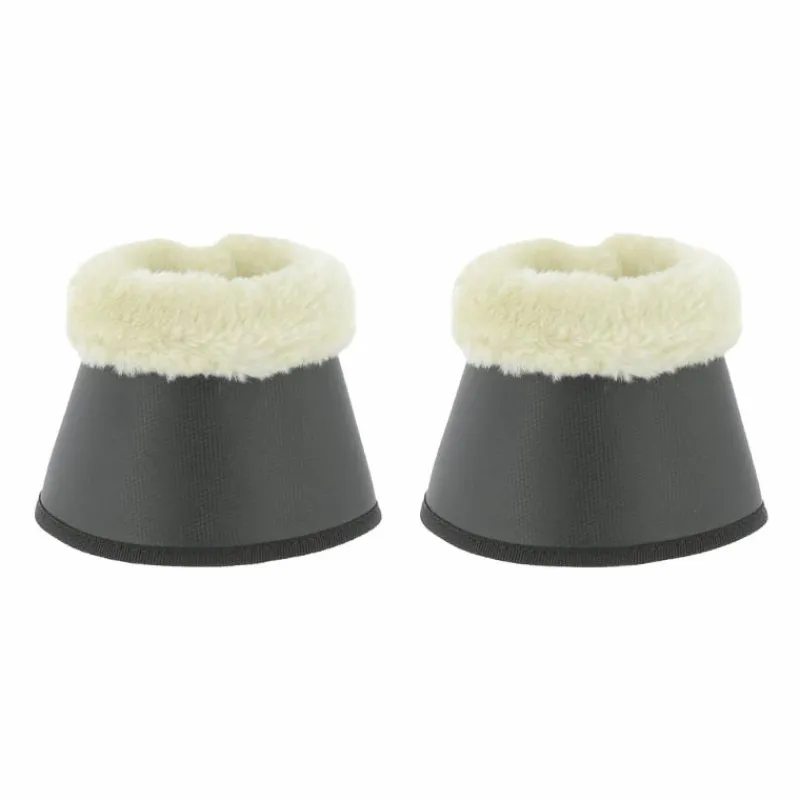 Horseball|Concours Complet D'Equitation*Pénélope - Cloches confort mouton pour chevaux Noir