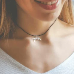 New - Collier Equestre argenté Bijoux/ Montres/ Lunettes