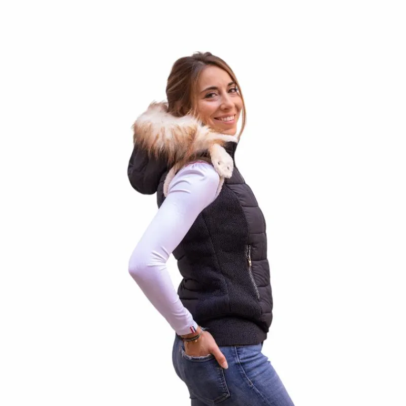 Blousons Et Manteaux*Pénélope - Doudoune sans manches femme Newroge Noir