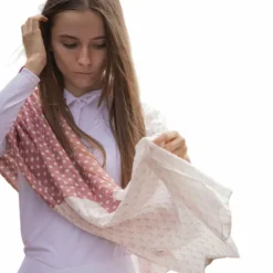 Écharpes*Pénélope - Echarpe Alix vieux / écru Rose