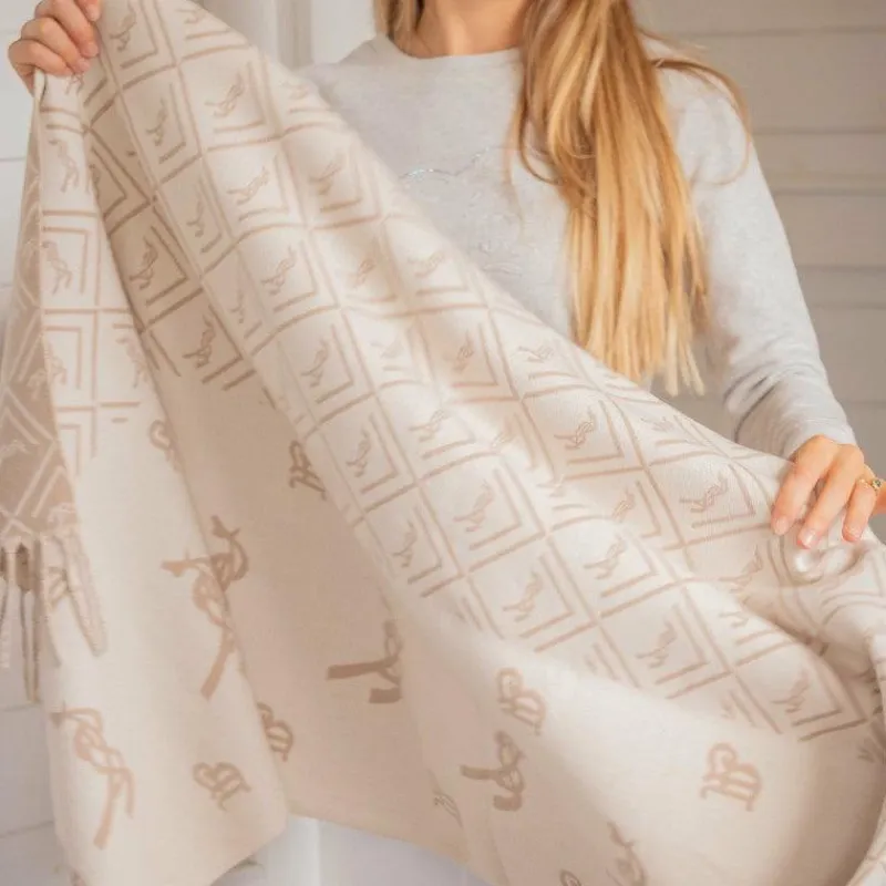 Écharpes*Pénélope - Echarpe femme Lana / écru Beige