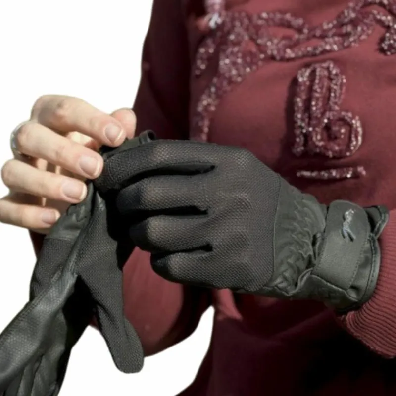 Gants D'Équitation|Gants D'Équitation*Pénélope - Gants compétition Noir