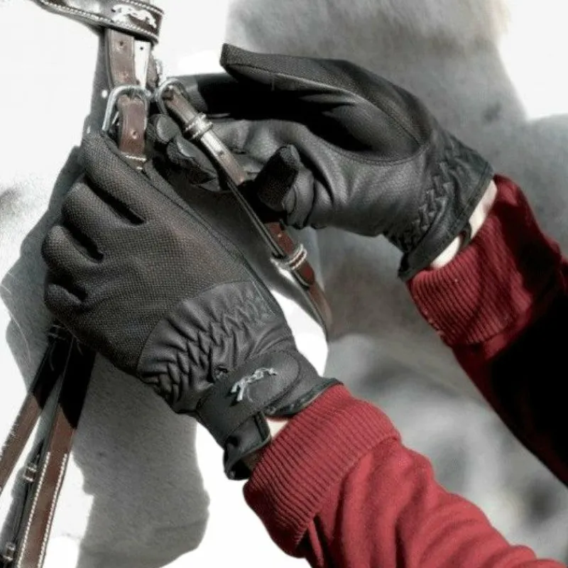 Gants D'Équitation|Gants D'Équitation*Pénélope - Gants compétition Noir