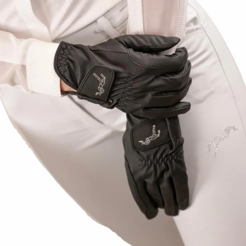 Online - Gants d'équitation Prisma Strass Gants D'Équitation