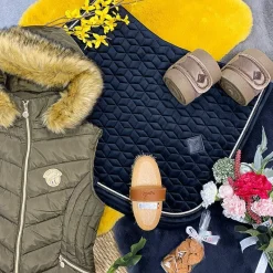 Brosses Douces*Pénélope - Grande brosse douce sangle cuir Beige