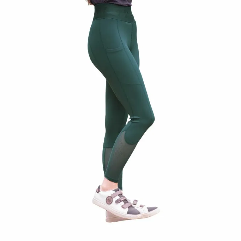 - Legging d'équitation femme Delphe pull-on foncé Leggings D'Équitation