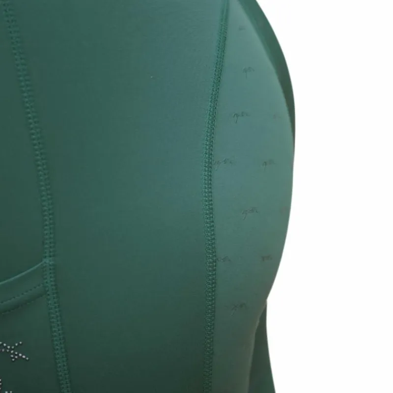 - Legging d'équitation femme Delphe pull-on foncé Leggings D'Équitation