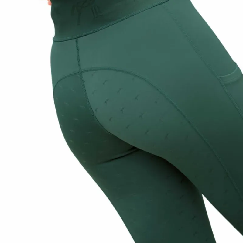 - Legging d'équitation femme Delphe pull-on foncé Leggings D'Équitation