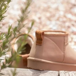 Best - Mini-boots fourrées camel Boots D'Hiver