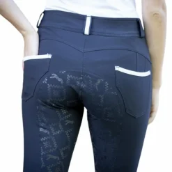 Pantalons D'Équitation|Dressage*Pénélope - Pantalon d'équitation femme Fun Pushup full seat Noir