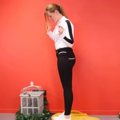 Pantalons D'Équitation|Dressage*Pénélope - Pantalon d'équitation femme Fun Pushup full seat Noir