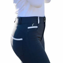 Pantalons D'Équitation|Dressage*Pénélope - Pantalon d'équitation femme Fun Pushup full seat Marine
