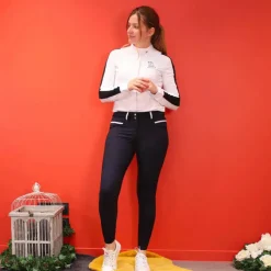 Pantalons D'Équitation|Dressage*Pénélope - Pantalon d'équitation femme Fun Pushup full seat Marine