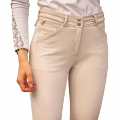 Online - Pantalon d'équitation femme Point Sellier crème Pantalons D'Équitation